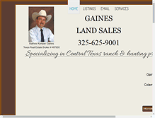 Tablet Screenshot of gainesland.com